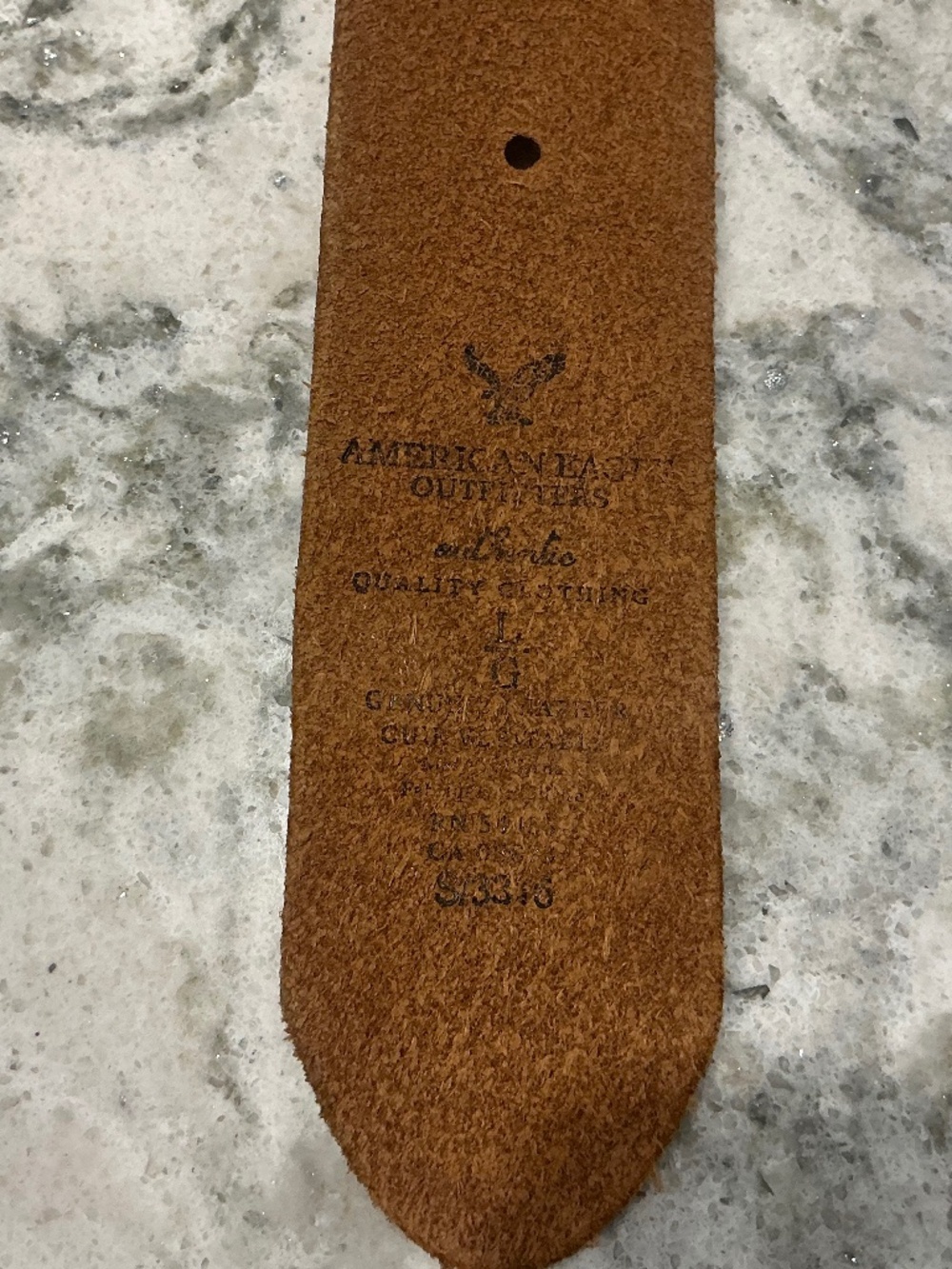American Eagle studded leather belt Large - Picture 12 of 15